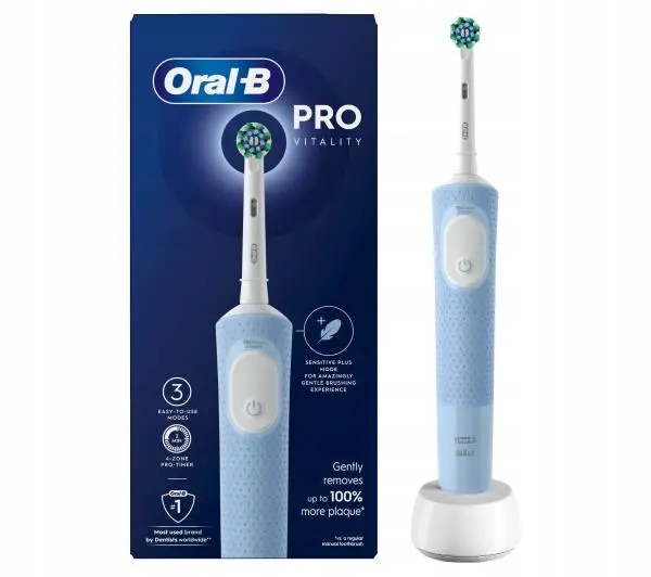 Szczoteczka rotacyjna Oral-B Pro Vitality Akumulatorowa Niebieska