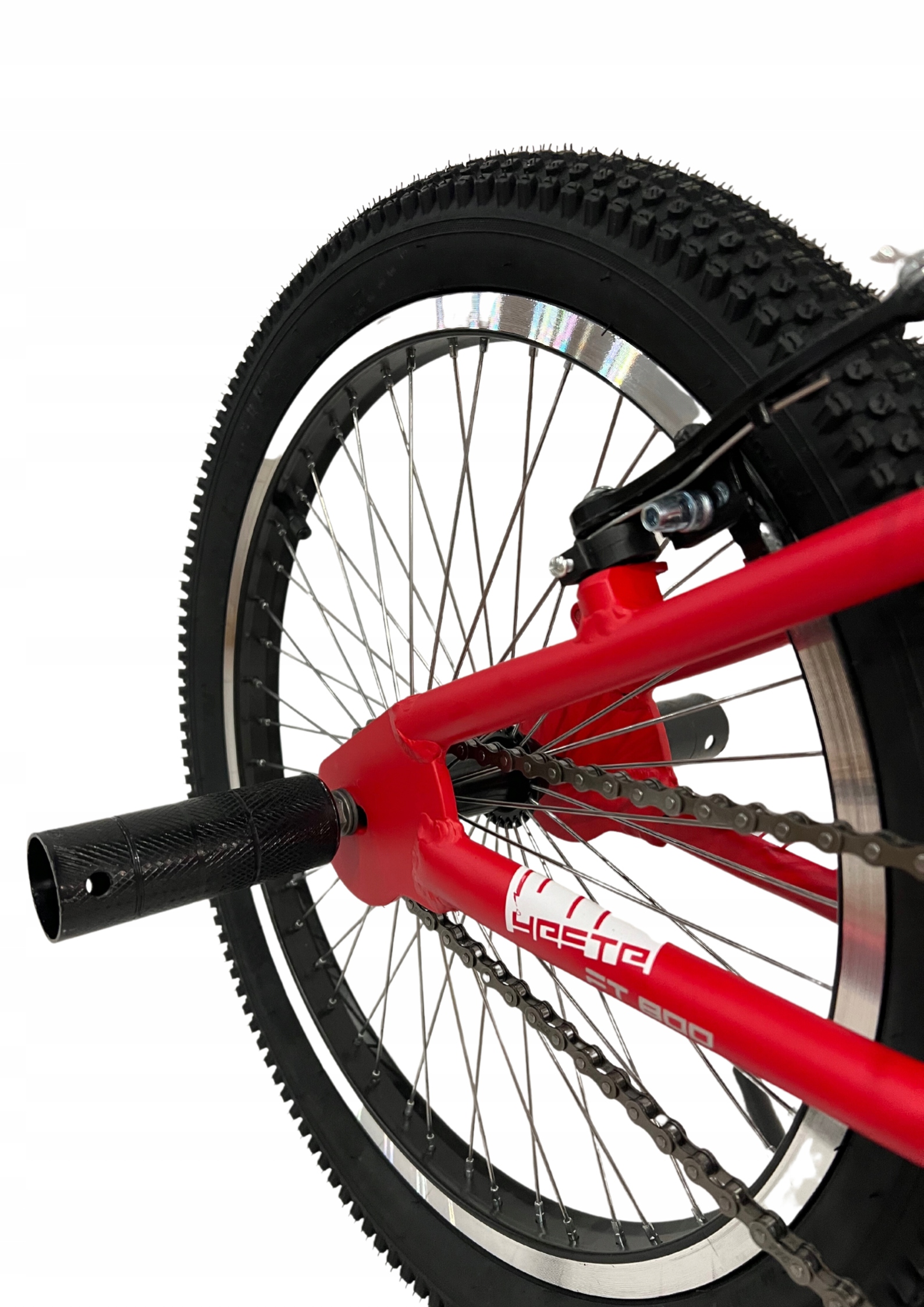 ROWER BMX 20” ALUMINIOWY ROTOR 360 + PEGI Kolor czerwony