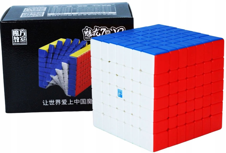 PROFESJONALNA MAGNETYCZNA KOSTKA MoYu 7x7x7 Magnetic + PODSTAWKA Bohater Inny