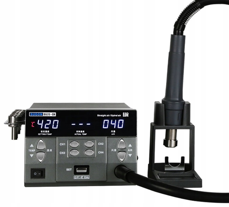 

Stacja Lutownicza Hot Air Sugon 8620DX Hotair