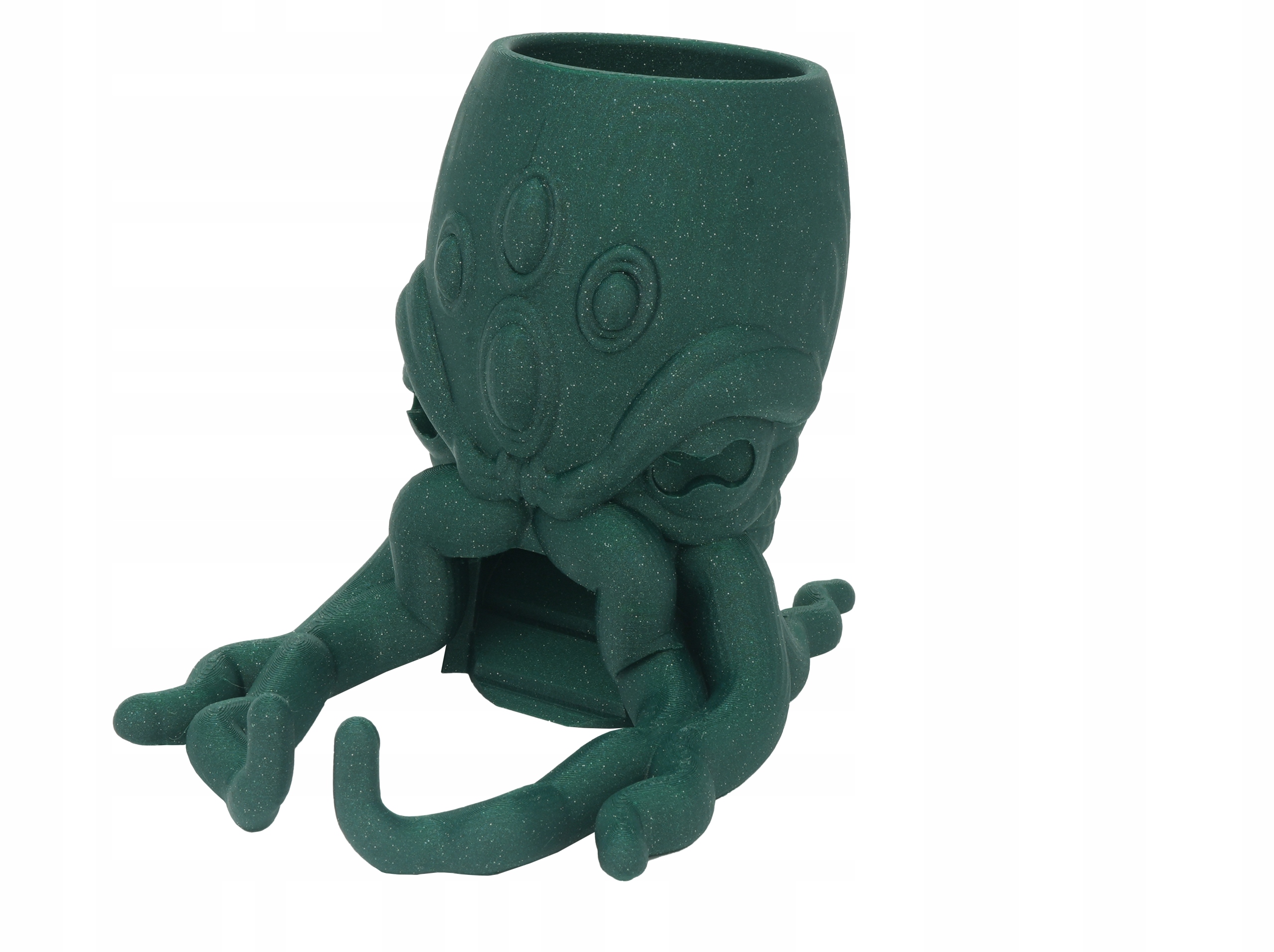 Cthulhu wieża do kości - Dice Tower Zielony z brokatem Producent inny