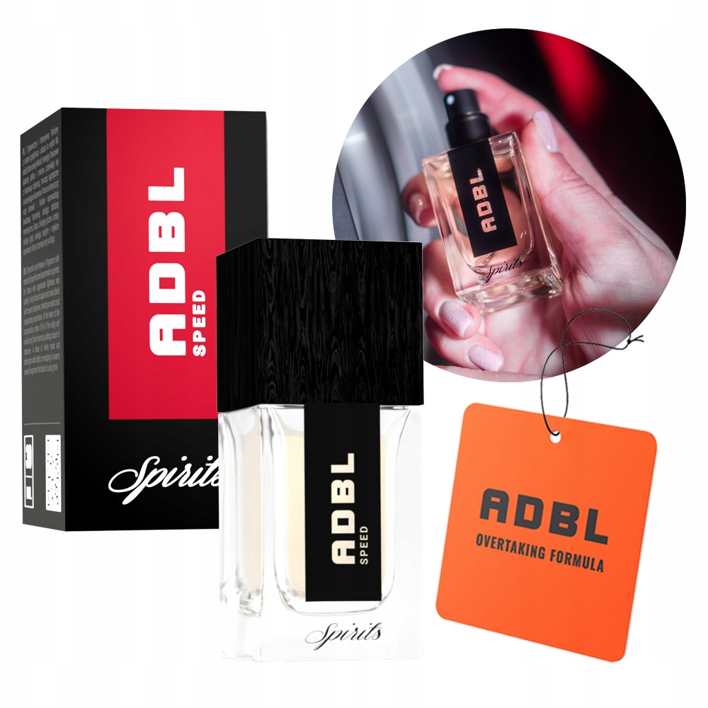 Adbl Spirits Speed Perfumy +zawieszka Zapach Do Samochodu Auta Samochodowy