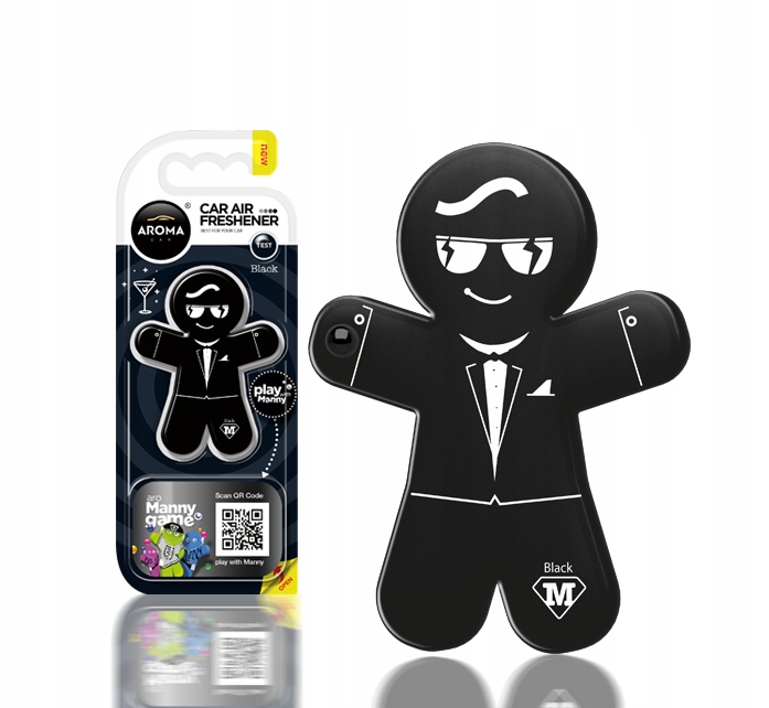 

Aroma Manny Black Zapach Samochodowy W Nawiew