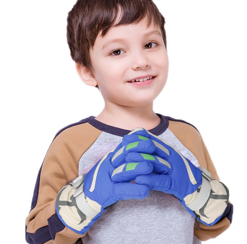 RĘKAWICZKI DZIECIĘCE NARCIARSKIE ZIMOWE NA ŚNIEG 4-7 LAT Płeć chłopcy dziewczynki unisex