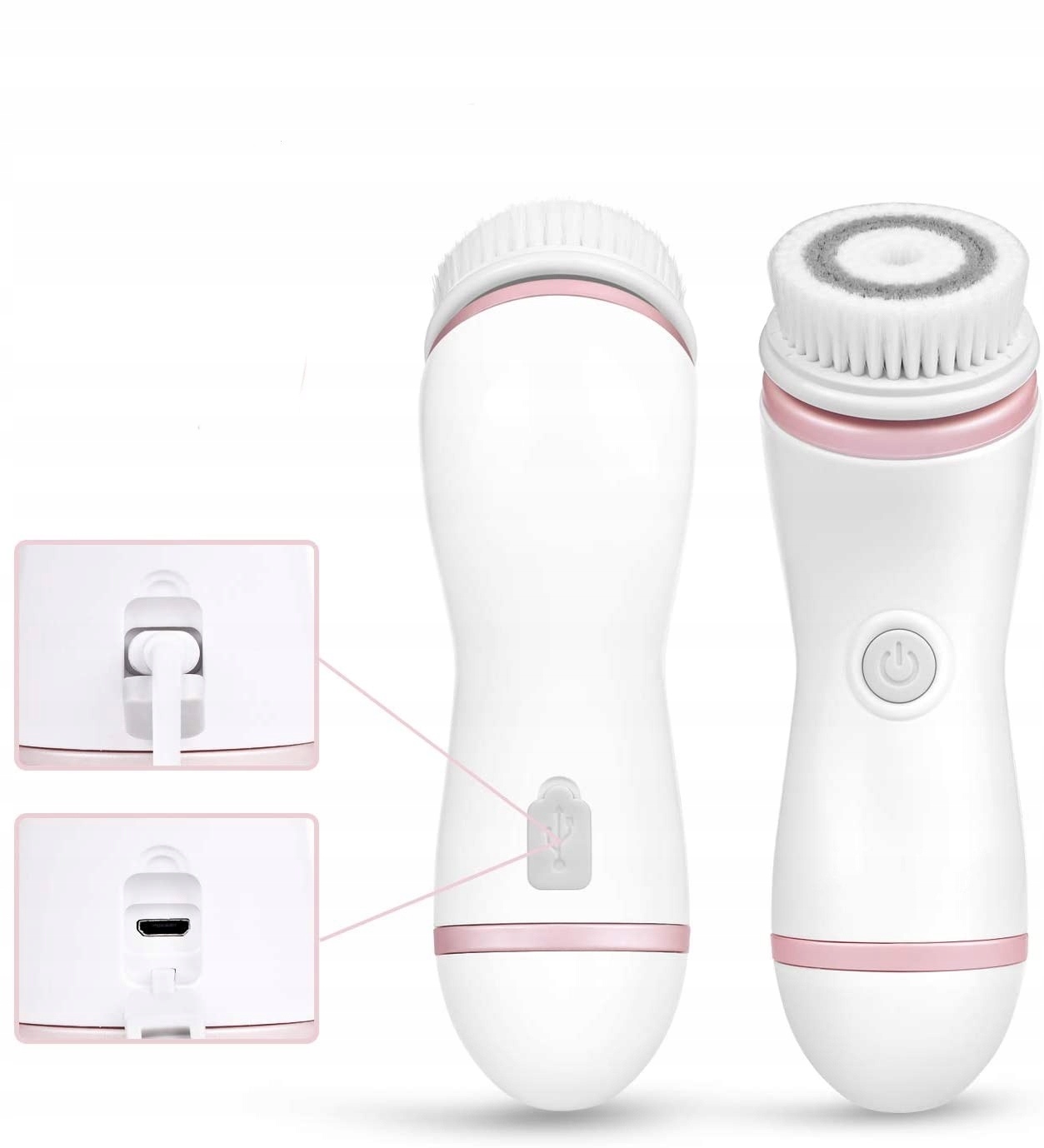 Szczoteczka obrotowa do twarzy 4w1 masażer Marka bez marki