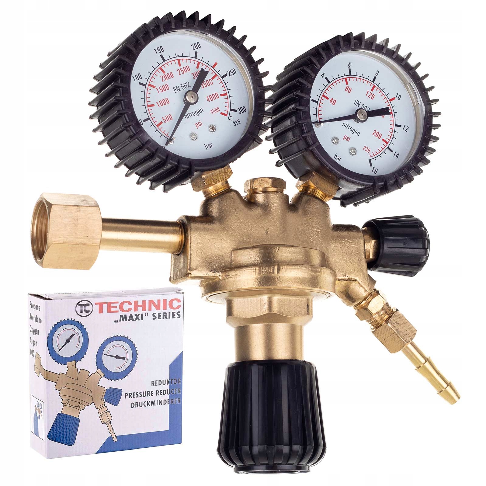 Reduktor Tlaku Dusíku, Mosazné Chlazení, Klimatizace, Profi