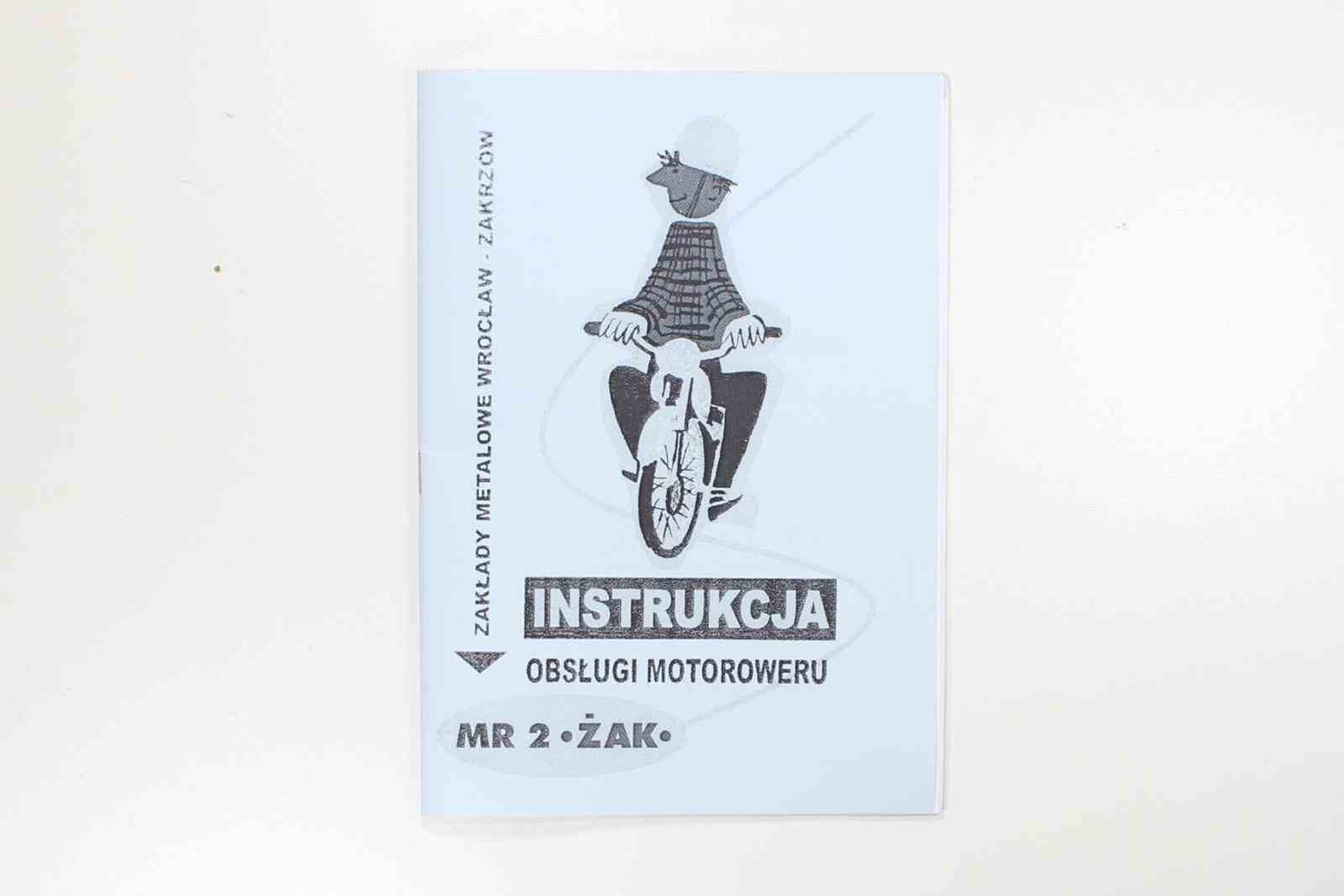 KATALOG INSTRUKCJA OBSŁUGI ROMET MR2 ŻAK