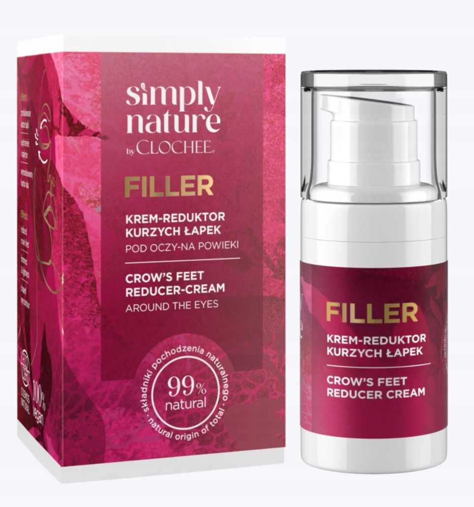 CLOCHEE_Simply Nature Filler krém-redukce kuřích tlapek pod oči a na oční okolí