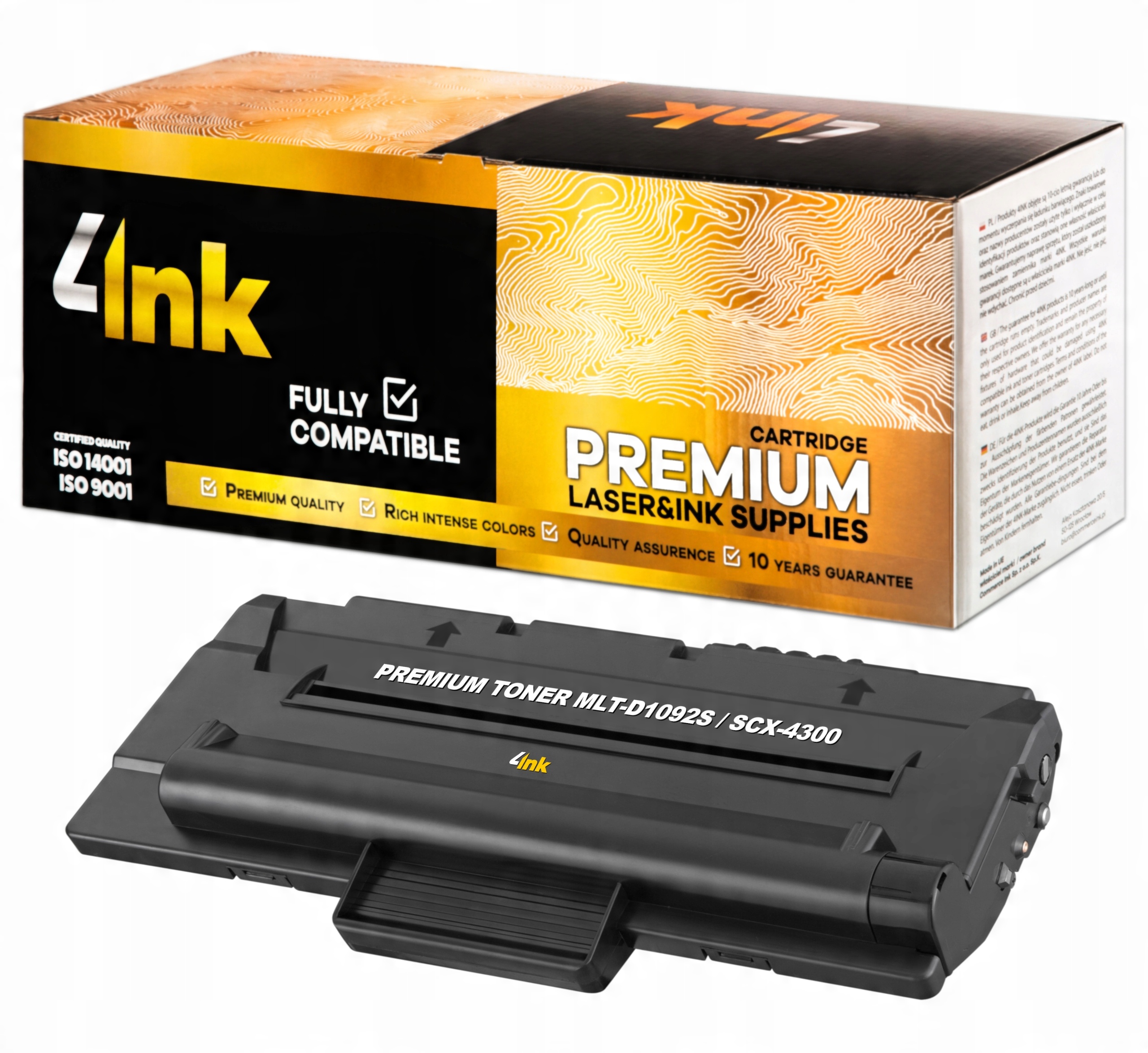 

Toner Do Samsung SCX4300 4310 4315 4610 MLT-D1092S