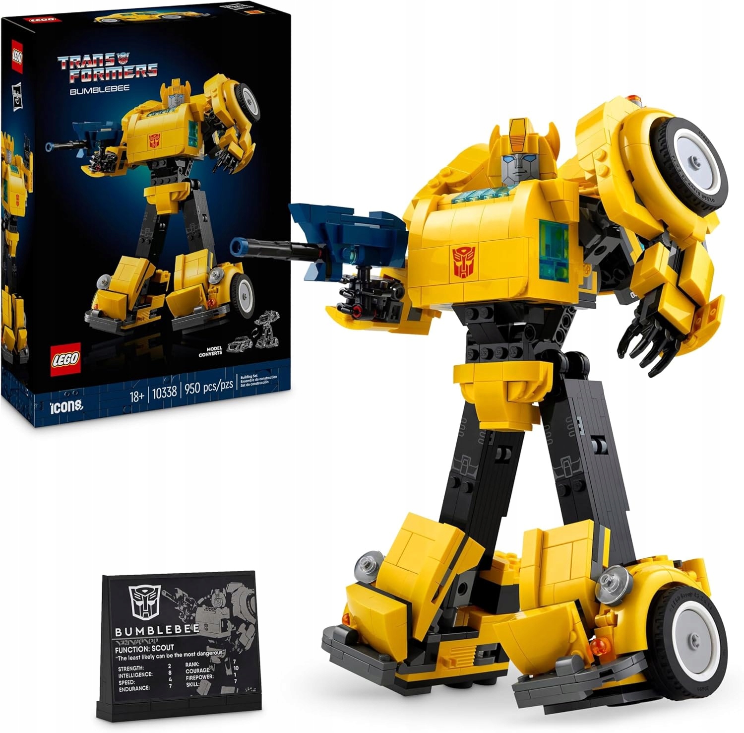 Lego Icons Transformers Bumblebee 10338 – sada pro dospělé fanoušky