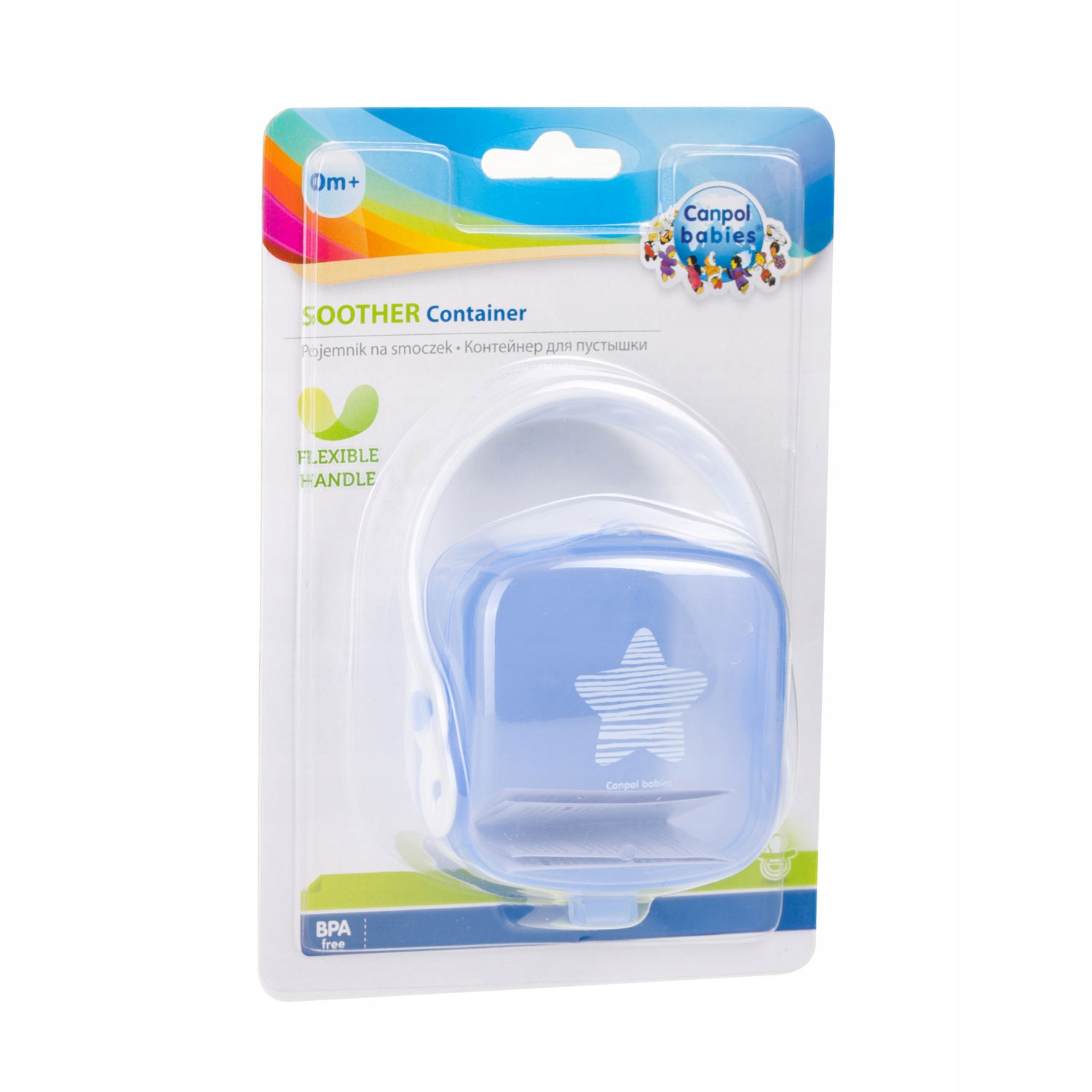 CANPOL POJEMNIK ETUI NA SMOCZEK PASTELOVE Materiał plastik