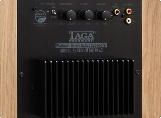 SUBWOOFER TAGA HARMONY PLATINUM SW-10 V.3 WENGE Model SW-10 v.3