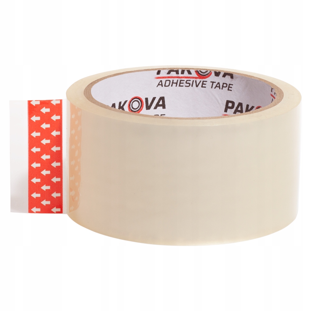 TAŚMA PAKOWA 48/50y BEZBARWNA Klejąca PAKOVA MOCNA Stan opakowania oryginalne