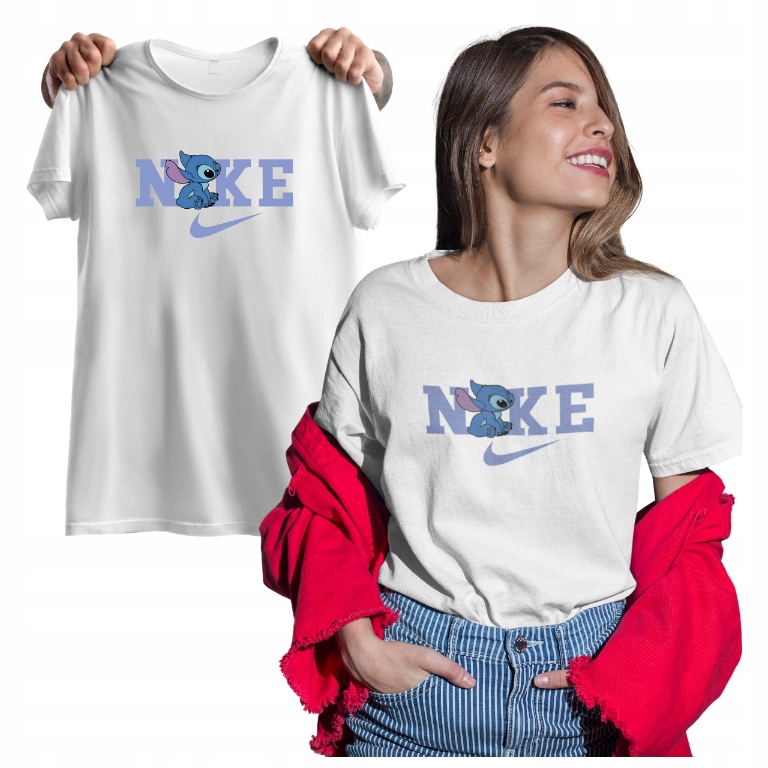 

Stich Koszulka Damska Biała z nadrukiem M