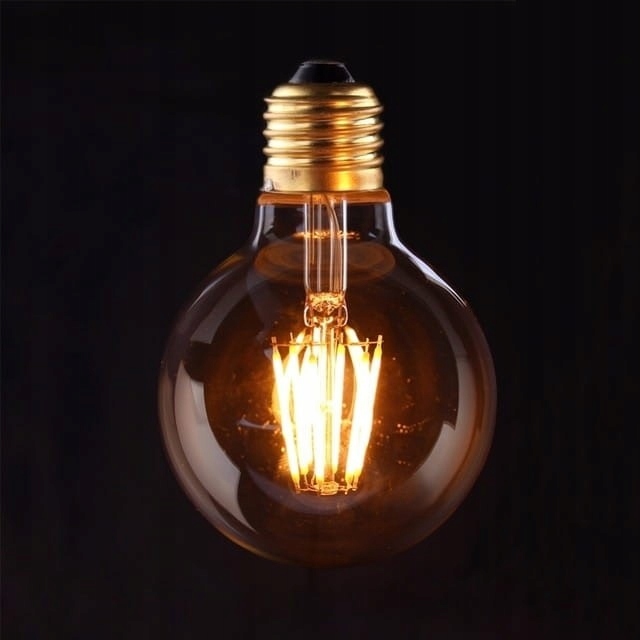 MOCNA ŻARÓWKA DUŻA LED FILAMENT 6W G95 AMBER EAN (GTIN) 5903858988313