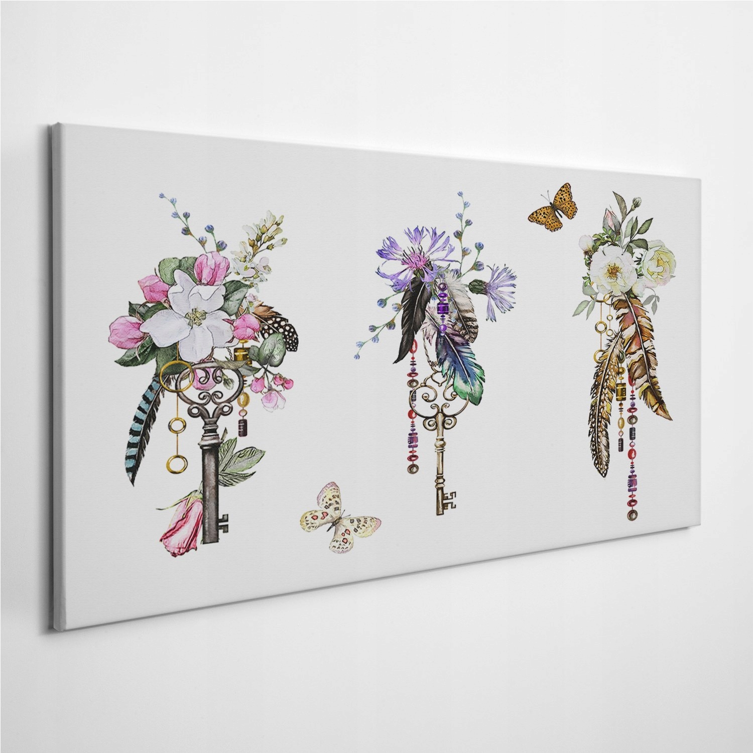 

Fotoobraz na płótnie Natura Klucze Kwiaty 100x50