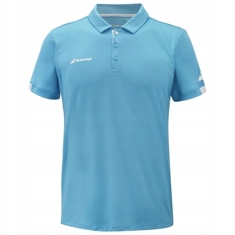 Pánská Tenisová Košile Babolat Play Polo Men Cyan Blue S