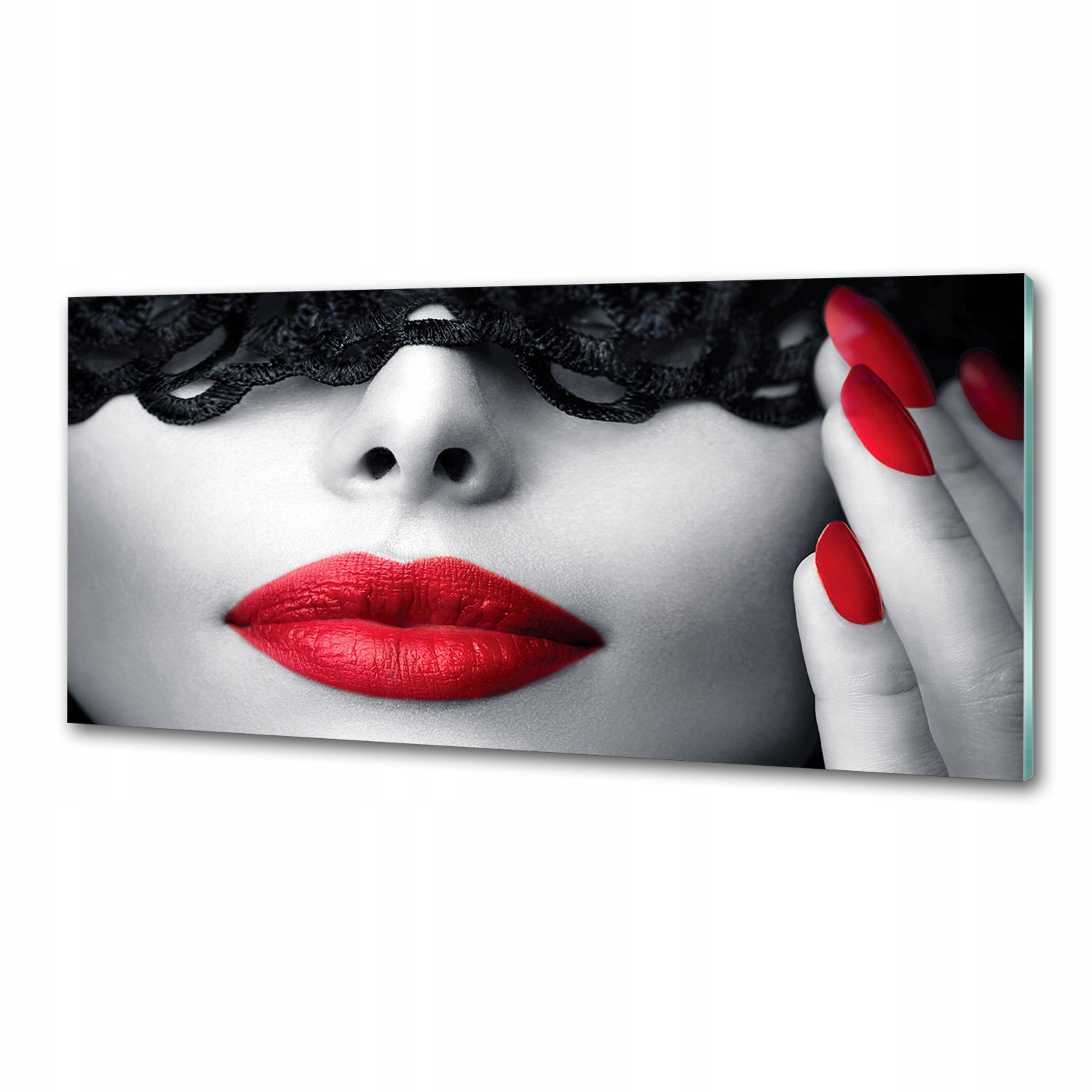Panel do kuchyne Čipkovaná maska 125 x 50 cm Lepidlo