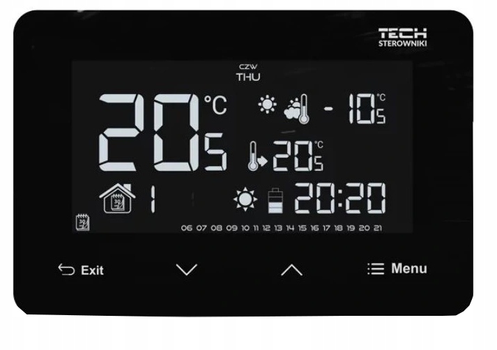 

Sterownik Regulator Pokojowy Szkło Tech ST-293 v3