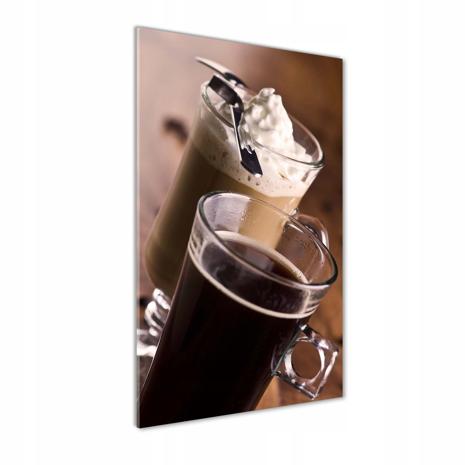 

Nowoczesny fotoobraz akrylowy Kawa Frappe 70x140cm