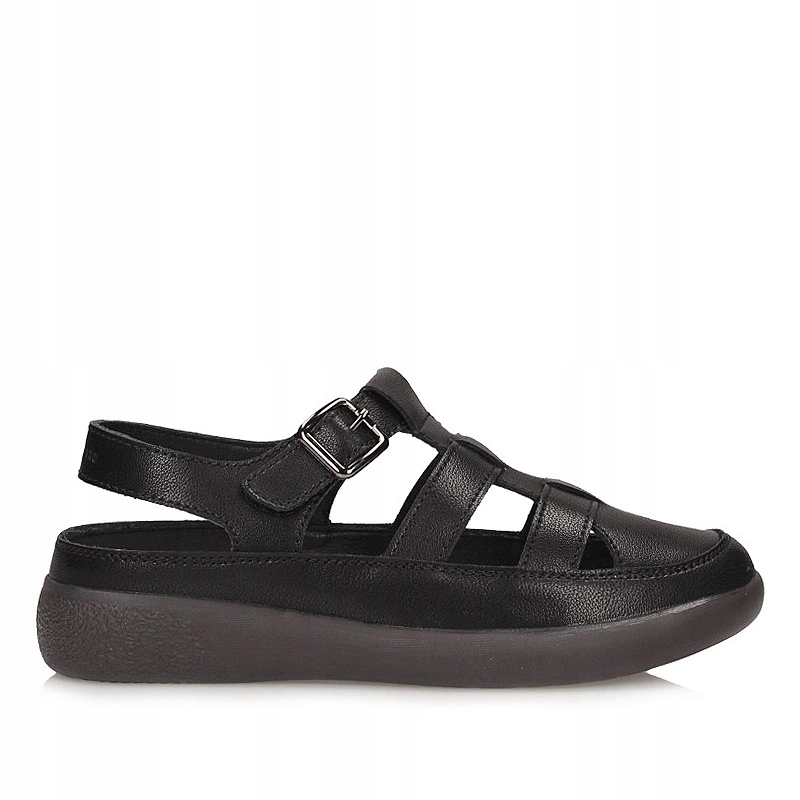 Klasické černé dámské sandály Wojtyłko 7S25326C