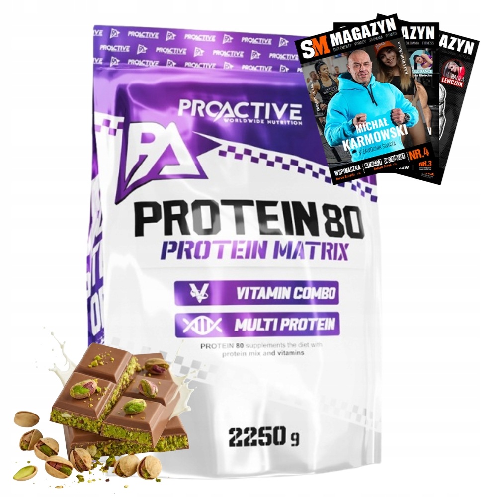 Proactive Protein 80 2250 g Regenerace Svalová Síla