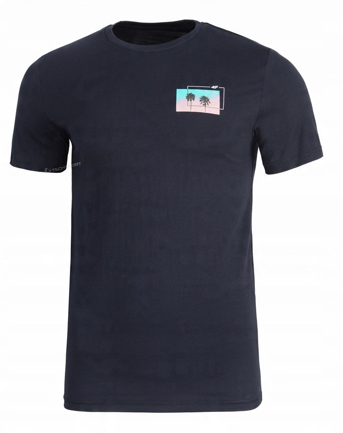 

4F Męska Koszulka T-shirt Bawełna / rozm M