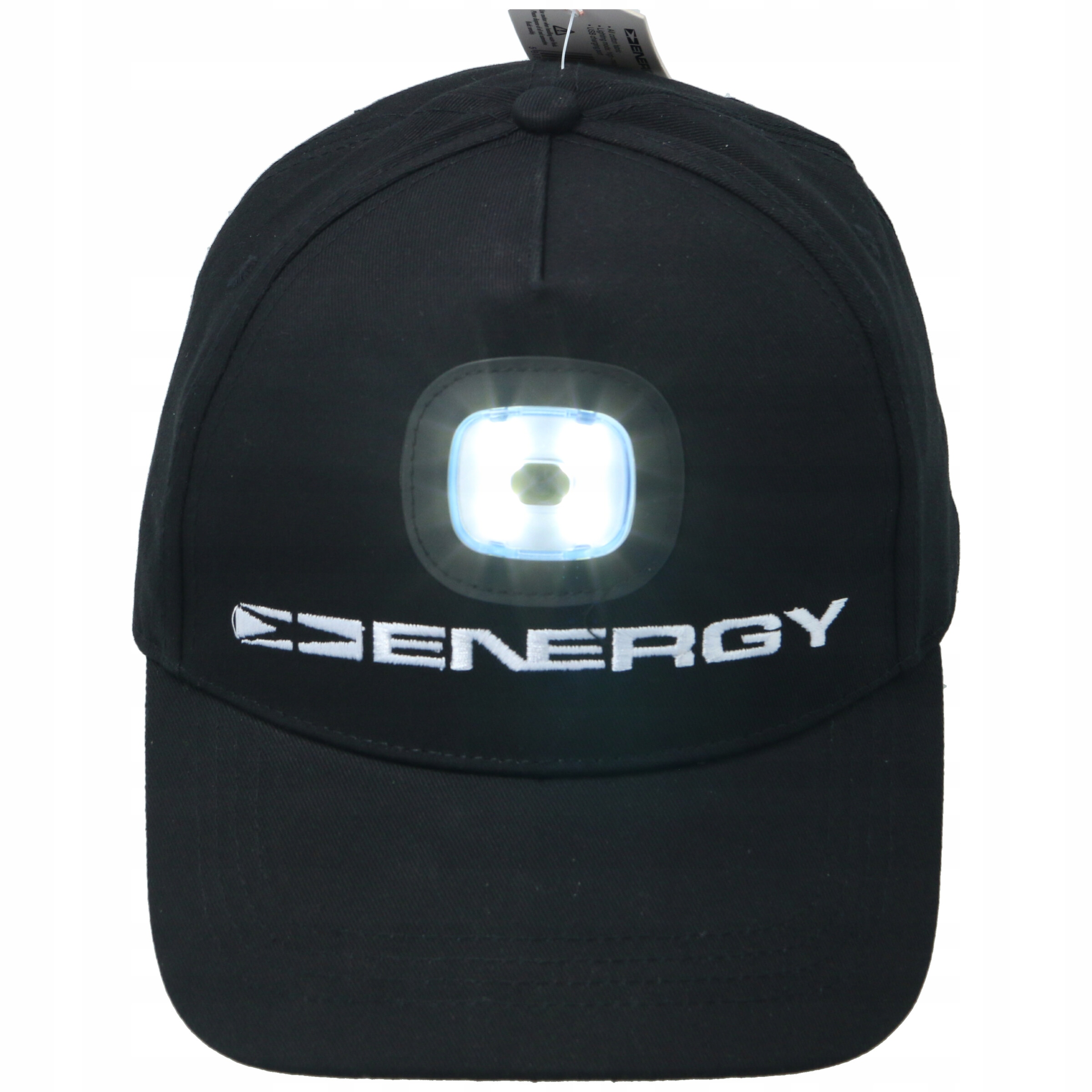 CZAPKA Z DASZKIEM BASEBALOWWA + LATARKA LED USB 100mAh