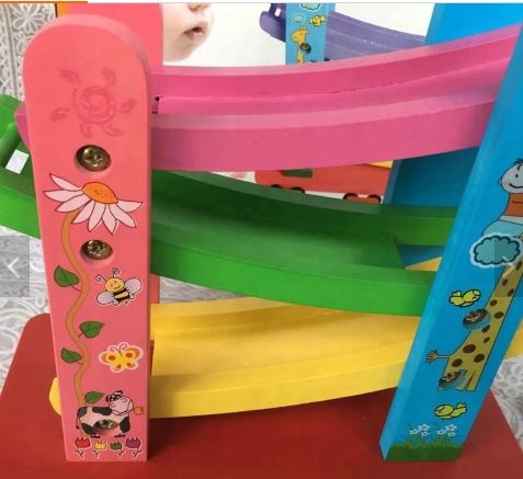 Tor dla autek drewniany + 3 auta EAN (GTIN) 5903864902044