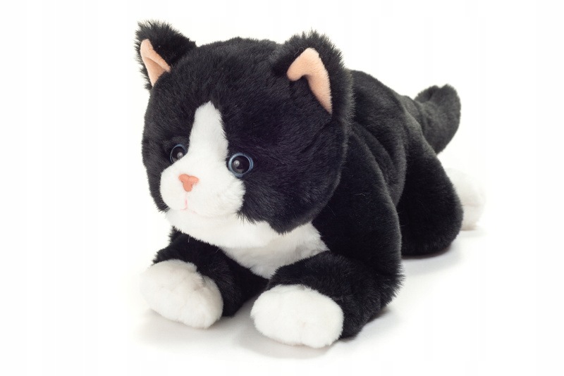 Maskotka Czarno-Biały Kotek 30cm Teddy Hermann miękki pluszak