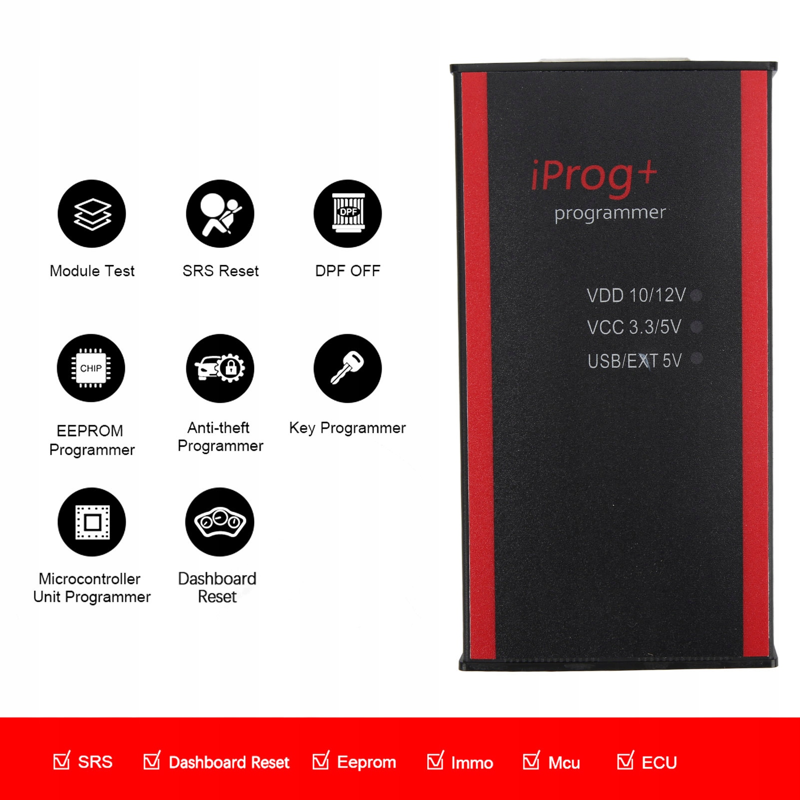 PROGRAMATOR INTERFEJS DLA IPROG PRO V87 ECU Kod producenta 253698