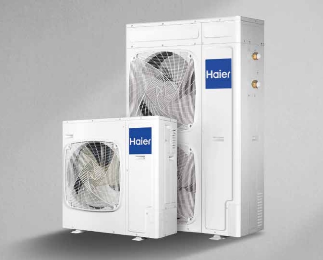Pompa Ciepła Monoblok Haier 11 kW Co Cwu Ciche Ogrzewanie R32 Komplet