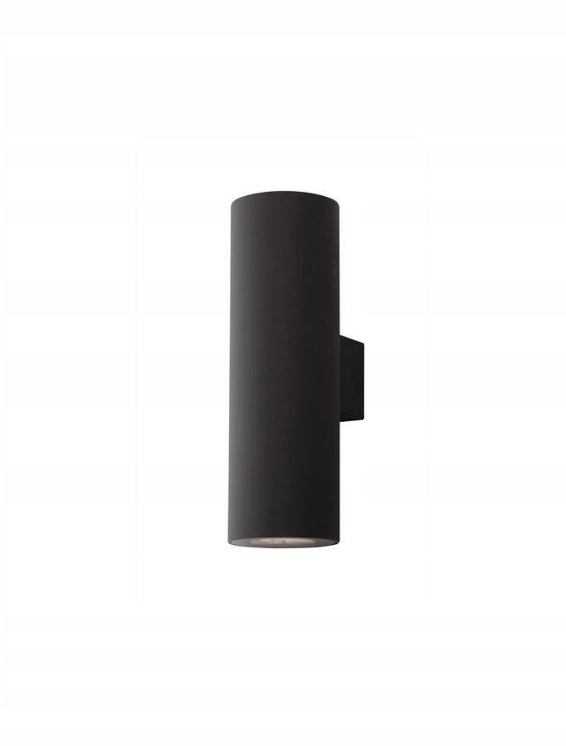 Nova Luce vonkajšie nástenné svietidlo Alp čierny hliník a sklo Led Chip Cree