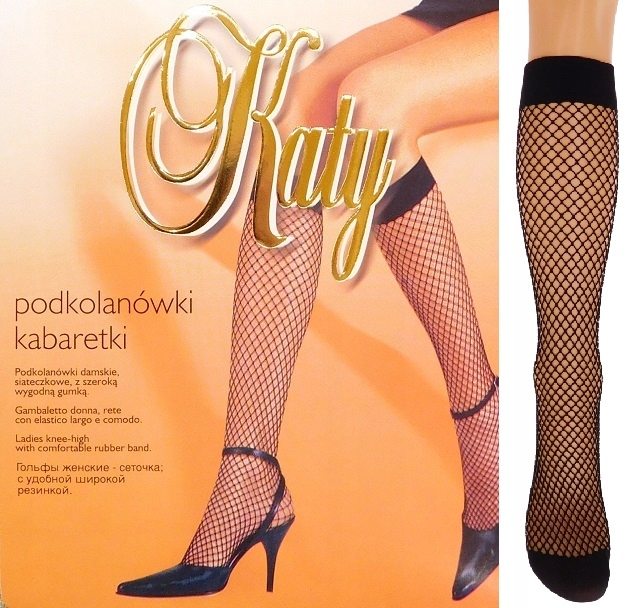 

Katy Rete podkolanówki kabaretki śr.oczka nero