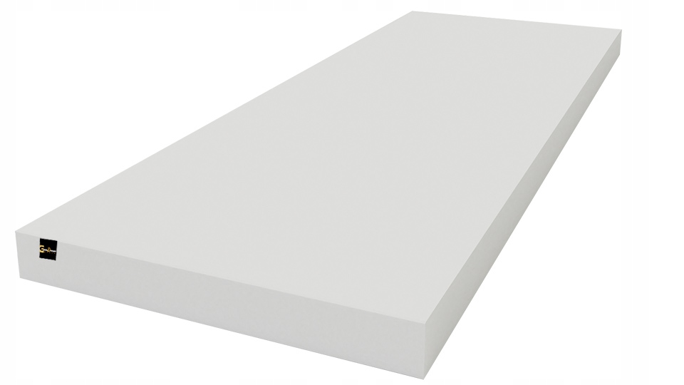 Materac 80x180x10 cm pianka bez pokrowca piankowy