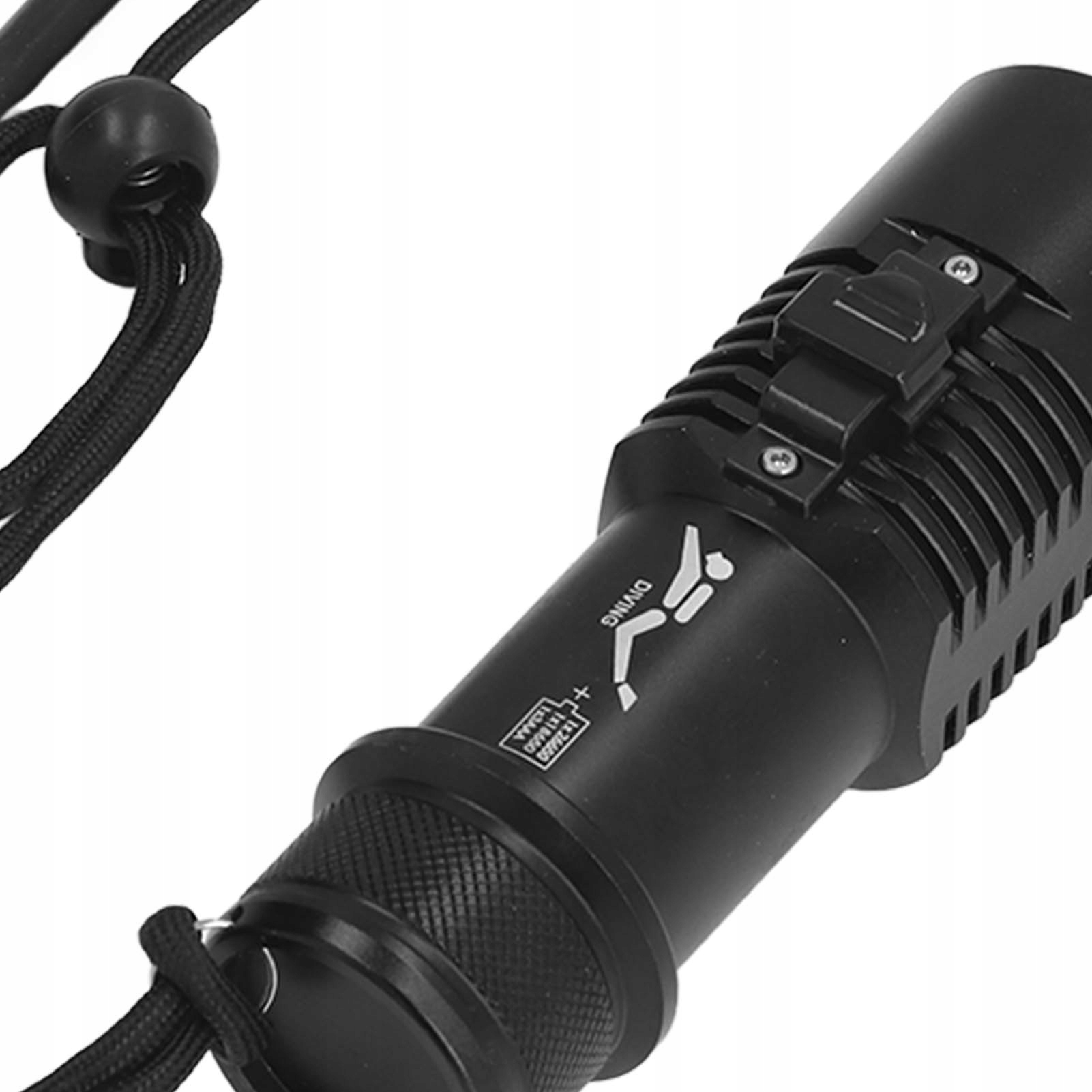 LATARKA NURKOWA 5000lm LED P70 IPX8 Maksymalna siła światła 5000 lm