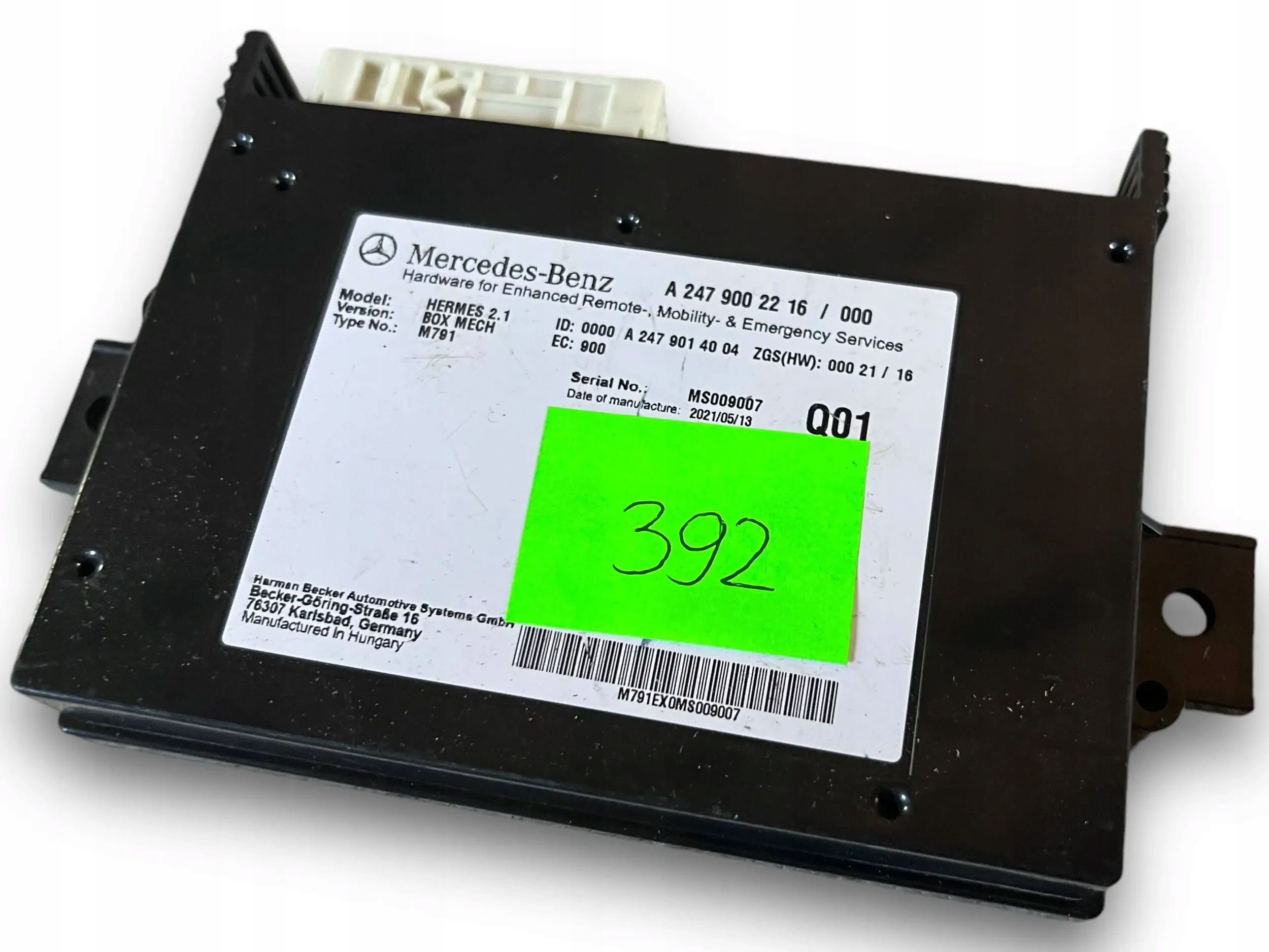 MERCEDES W247 control unit TELEMATIK A2479002216 @M