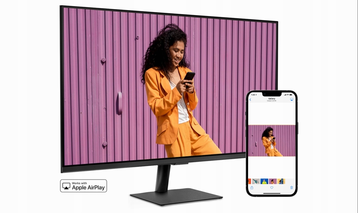 27 CALI SMART SAMSUNG LS27CM500 LED FHD HDR WiFi BT USB Kolor czarny