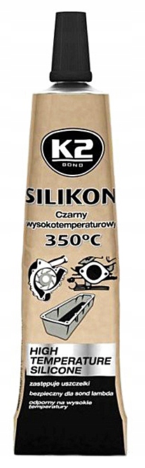 +350°C 21G SILIKON CZARNY WYSOKOTEMPERATUROWY DO O