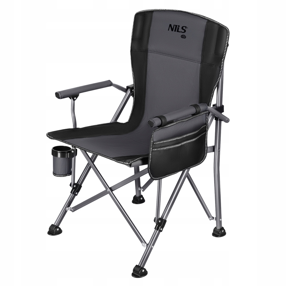 Krzesło Turystyczne Składane Kempingowe Ogrodowe W Pokrowcu Do 120 kg Nils