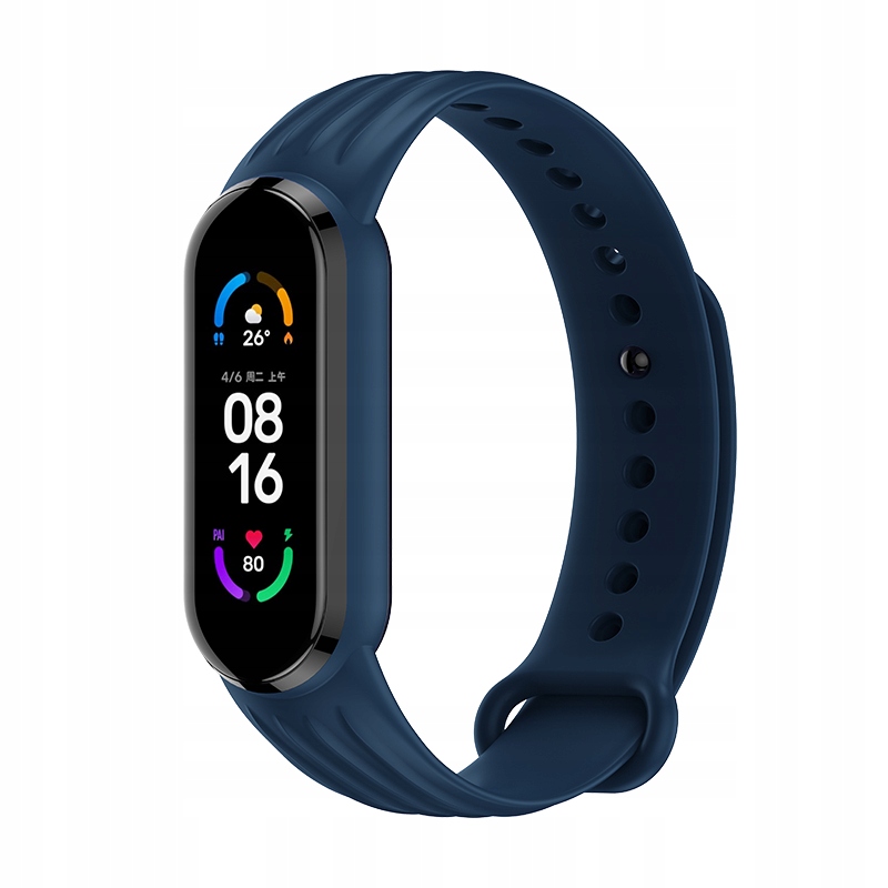 

Opaska Sportowa W Pasy Do MI Band 3/4 Dark Blue