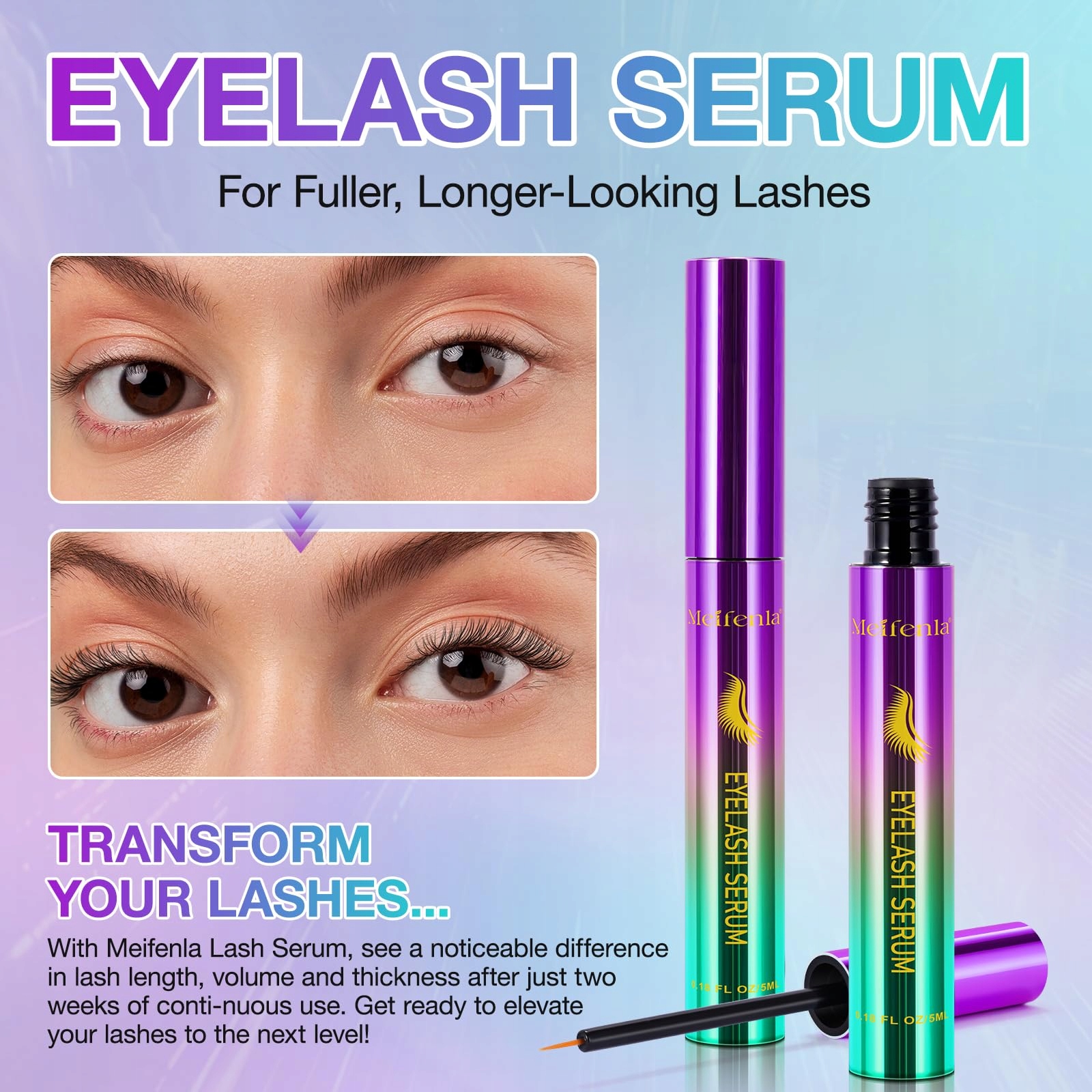 CLFJLXYX Serum Do Rzęs Naturalny Booster Wzrostu 5ml — miniatura 3