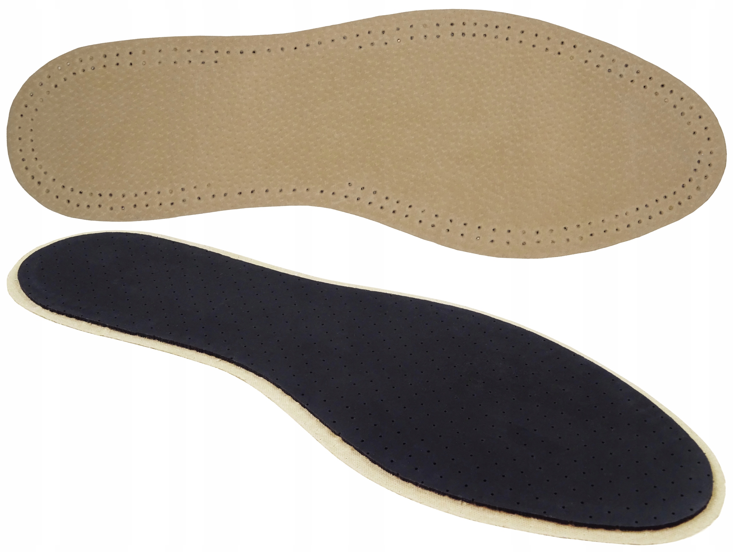 WKŁADKI DO BUTÓW SKÓRZANE PRZECIWPOTNE SKÓRA r.37