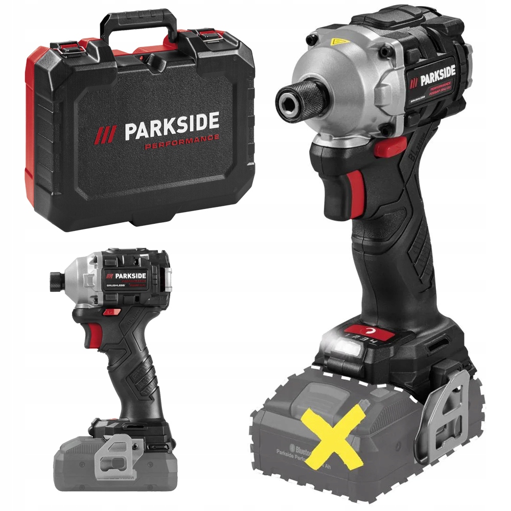 Akumulatorowy Klucz Udarowy Do Kół Parkside Pdssap C3/D3 20V Walizka