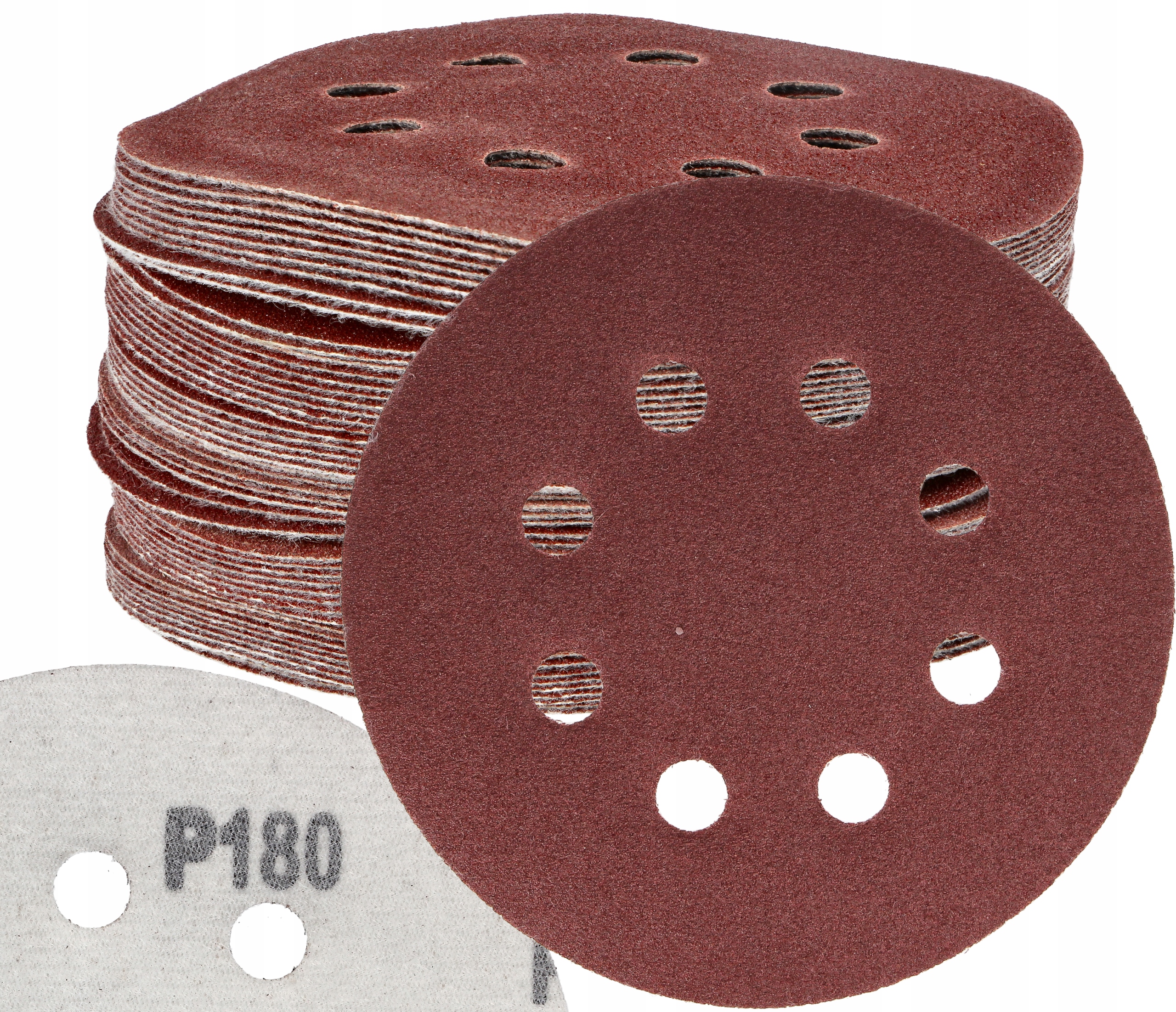 Papier Ścierny Na Rzep 125 Szlifierki Oscylacyjnej Krążki Ścierne P180 X50