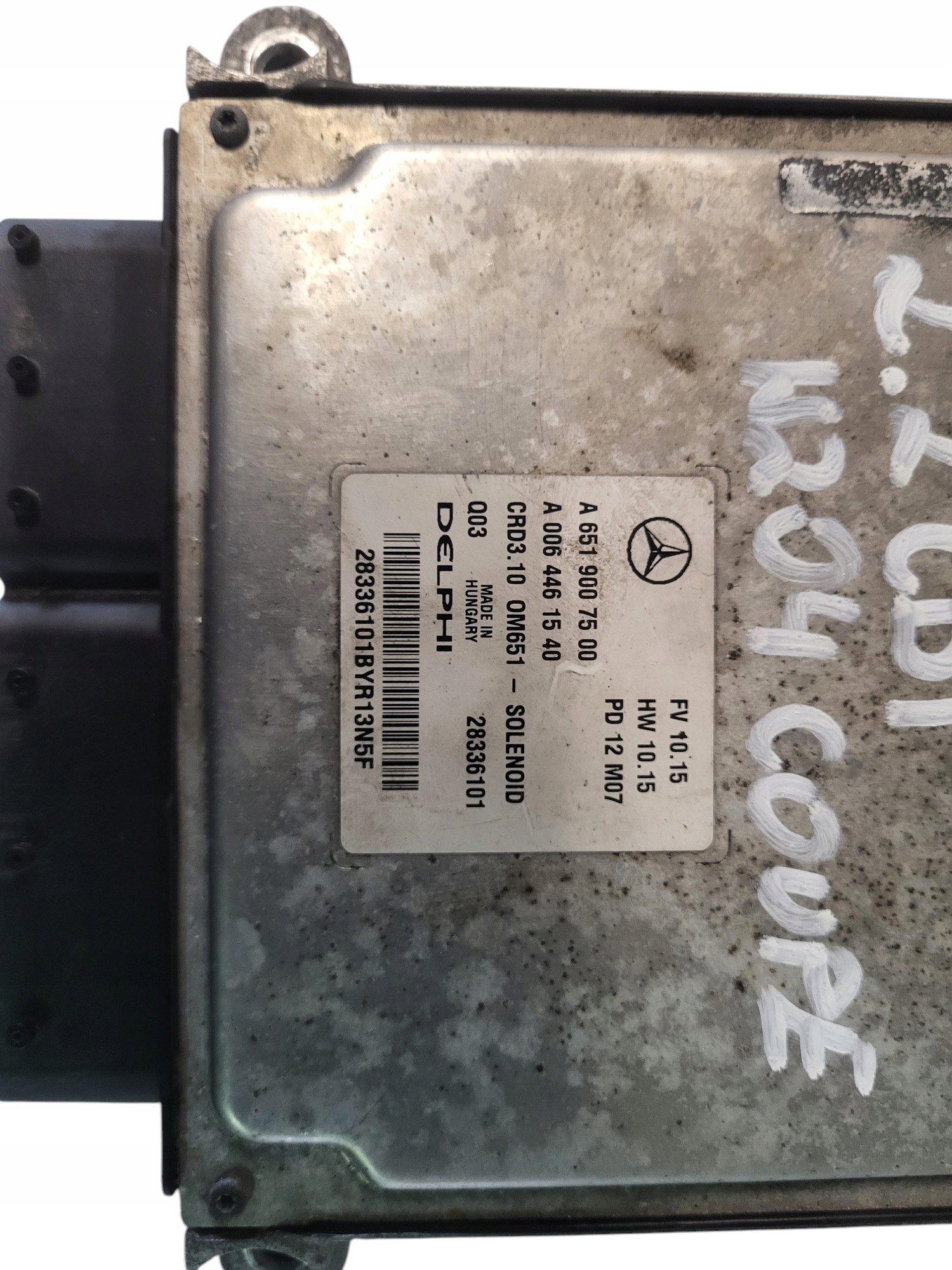 control unit computer of the engine MERCEDES W204 2.2 CDI A6519007500