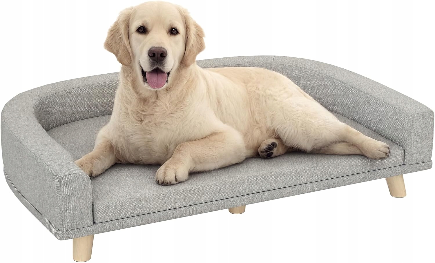 PawHut pelíšek pro psa šedá 98 cm x 67 cm