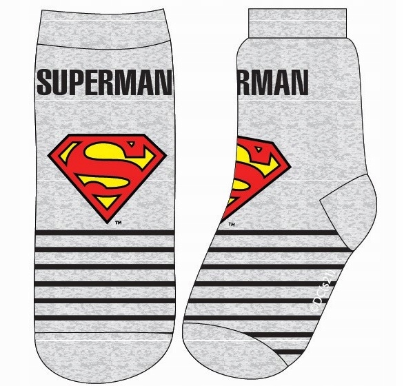 

Skarpetki Superman 23/26 Szare