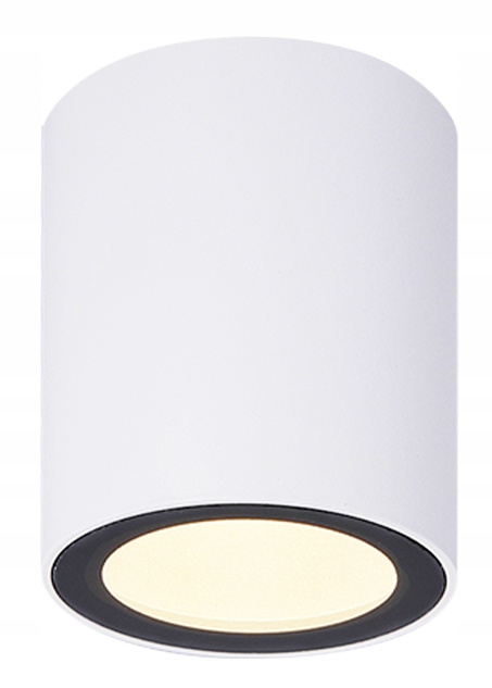 OPRAWA NATYNKOWA SPOT TUBA AHTI ROUND GU10 BIAŁO CZARNA SMD LEDline IP44