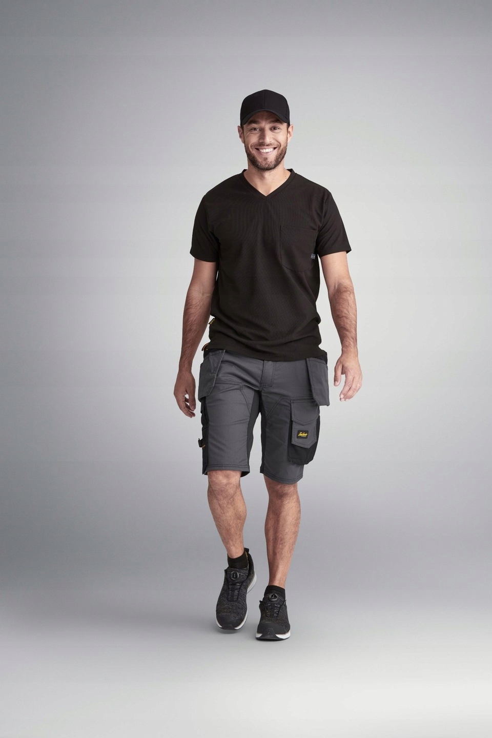 Spodenki robocze Snickers 6141 Stretch Szary 48 Rozmiar 48